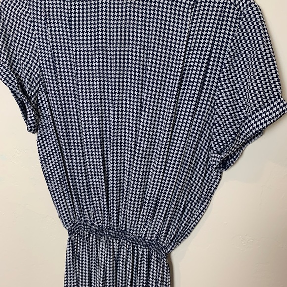 Vintage WARREN Z houndstooth checkered dress - Picture 4 of 7